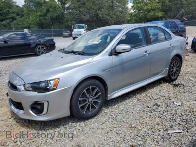 2017 Mitsubishi LANCER ES, серебристый — VIN JA32U2FU0HU003597, Copart