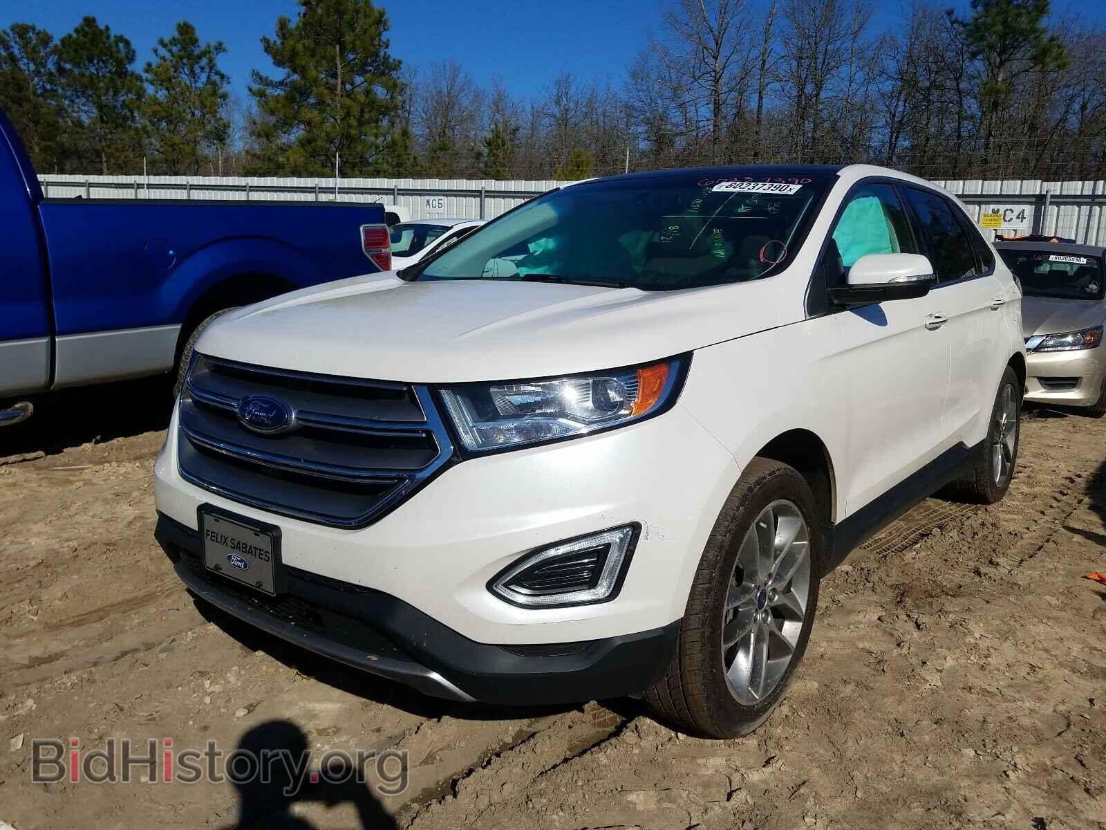2016 FORD EDGE - VIN: 2FMPK4K8XGBB30181 - Фото 2