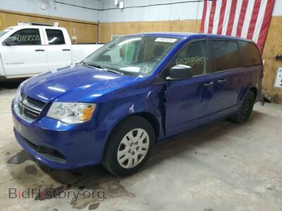 2019 Dodge CARAVAN SE, синий — VIN 2C4RDGBG7KR676212, Copart