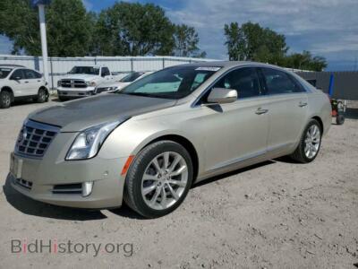 2015 Cadillac XTS Luxury Collection, cream — VIN 2G61M5S3XF9228361, Copart