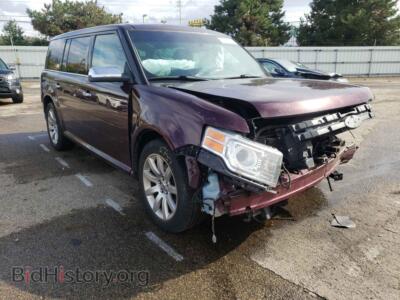 2011 Ford FLEX FLEX LIMIT, maroon — VIN 2FMGK5DC8BBD10193, Copart