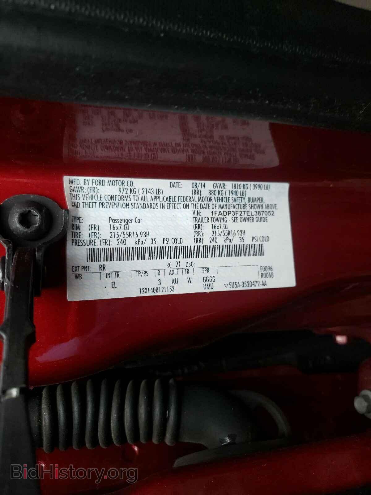 2014 FORD FOCUS - VIN: 1FADP3F27EL387052 - Photo 10