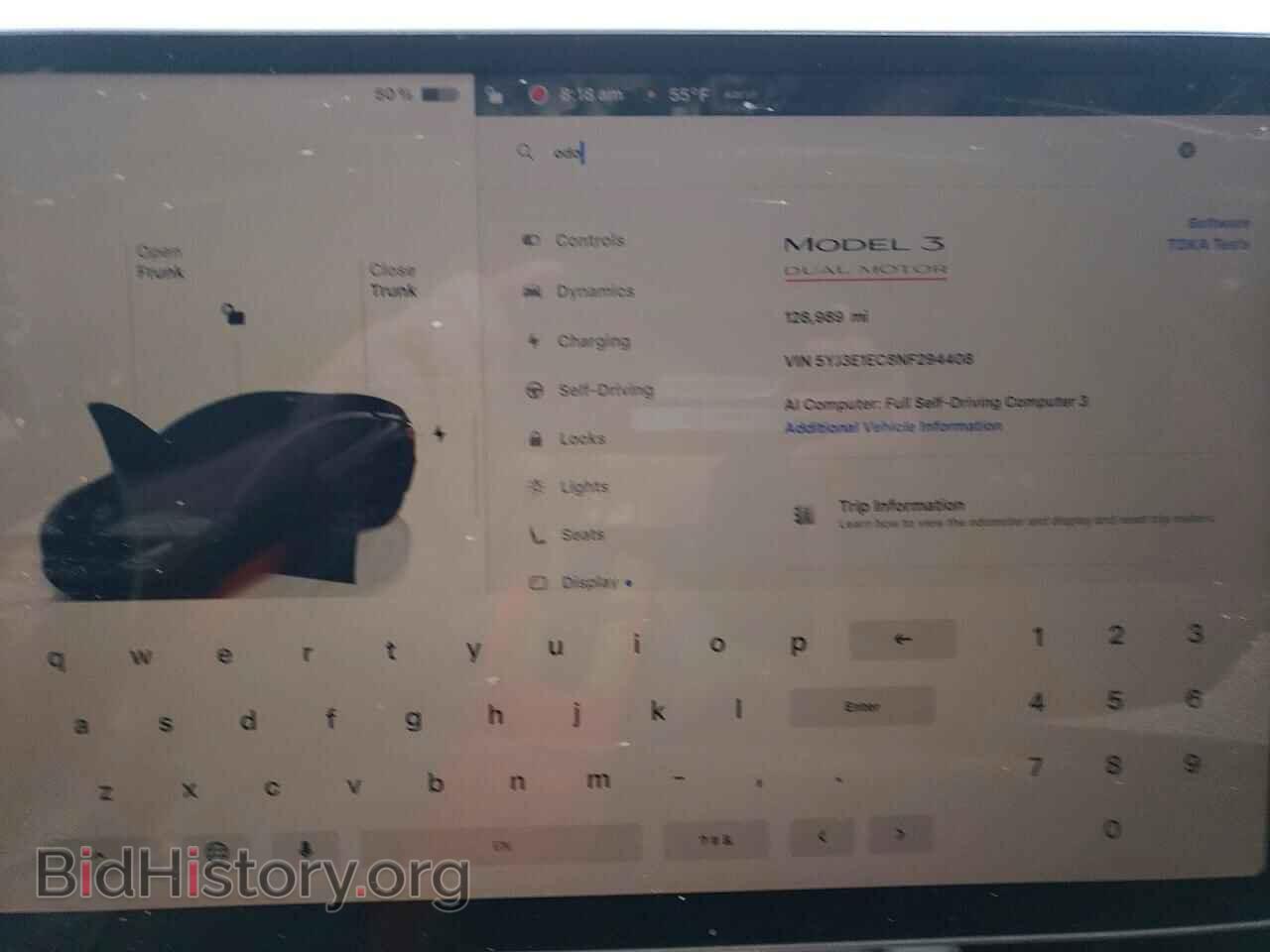 2022 TESLA MODEL 3 - VIN: 5YJ3E1EC8NF294408 - Photo 9