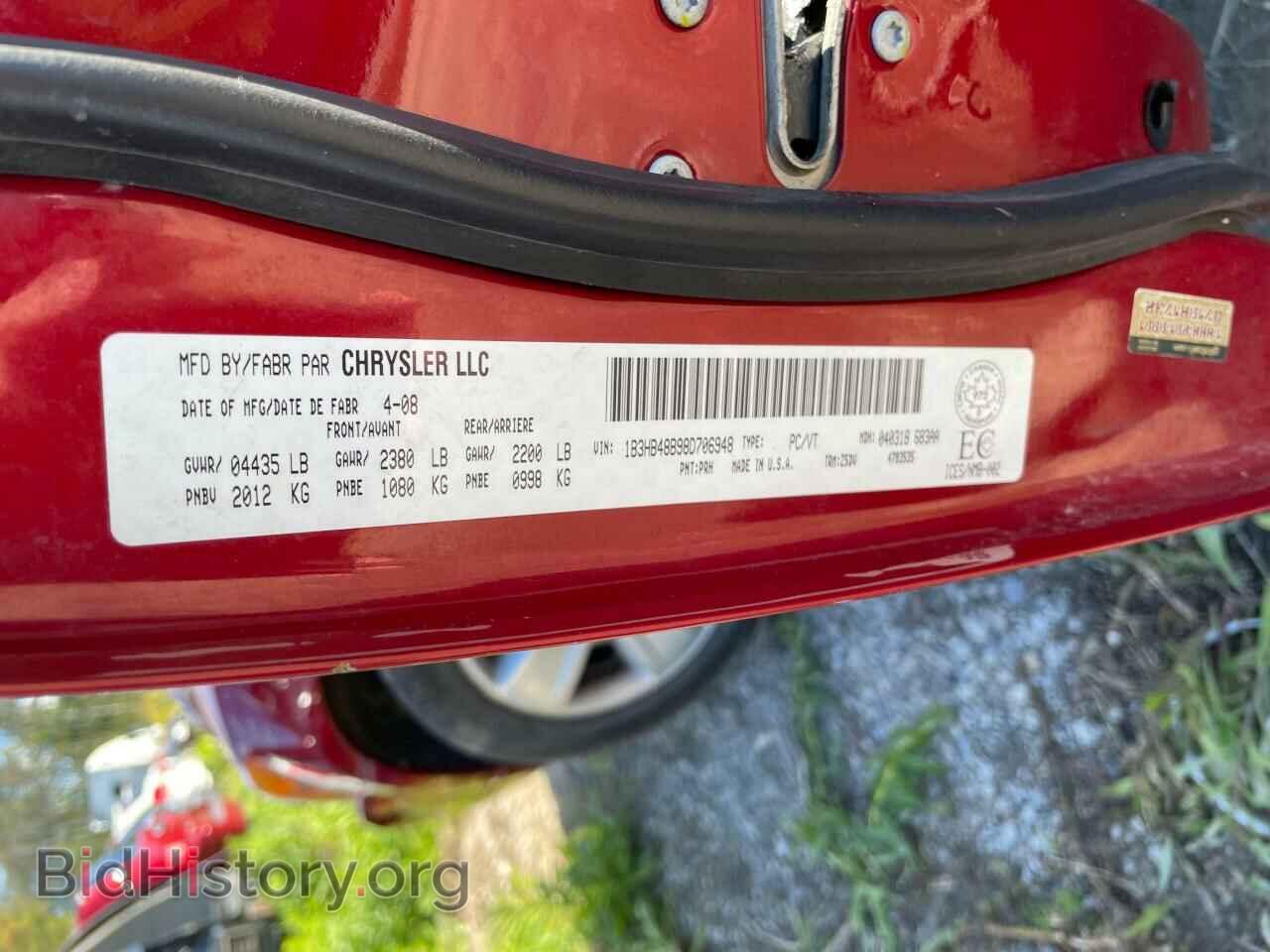 2008 DODGE CALIBER - VIN: 1B3HB48B98D706948 - Фото 10