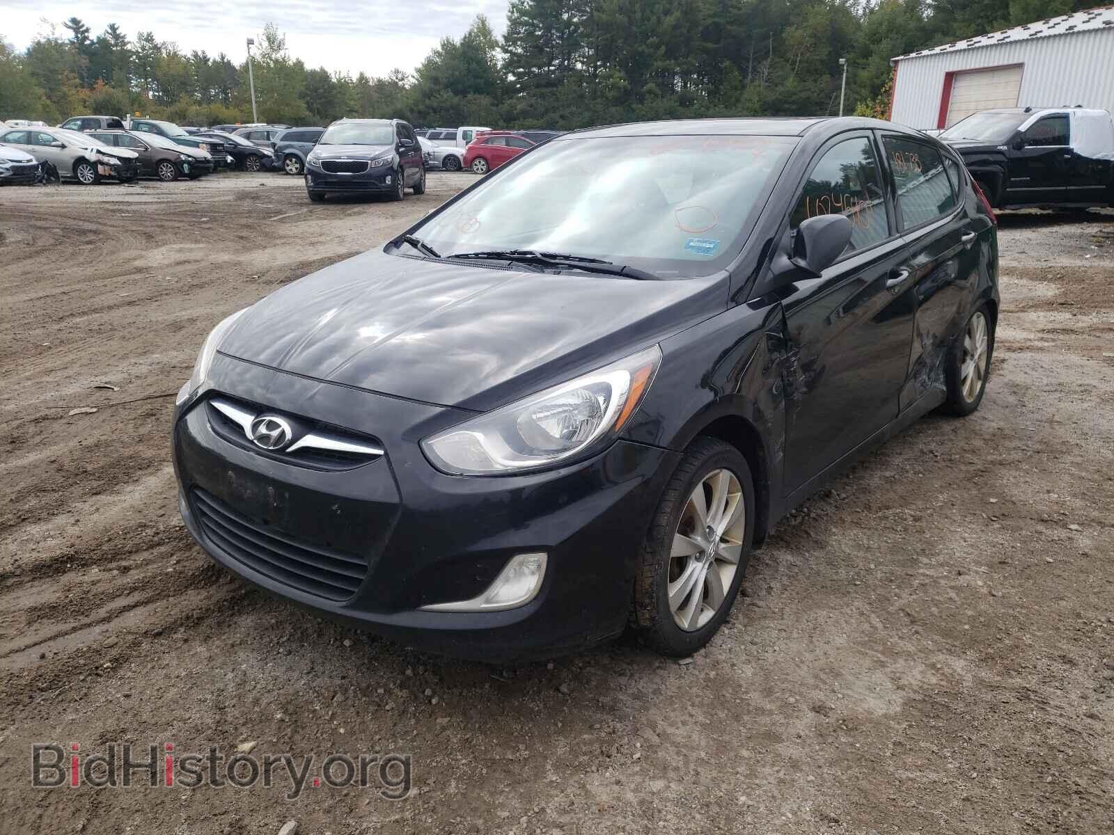2013 HYUNDAI ACCENT - VIN: KMHCU5AE8DU074639 - Фото 2