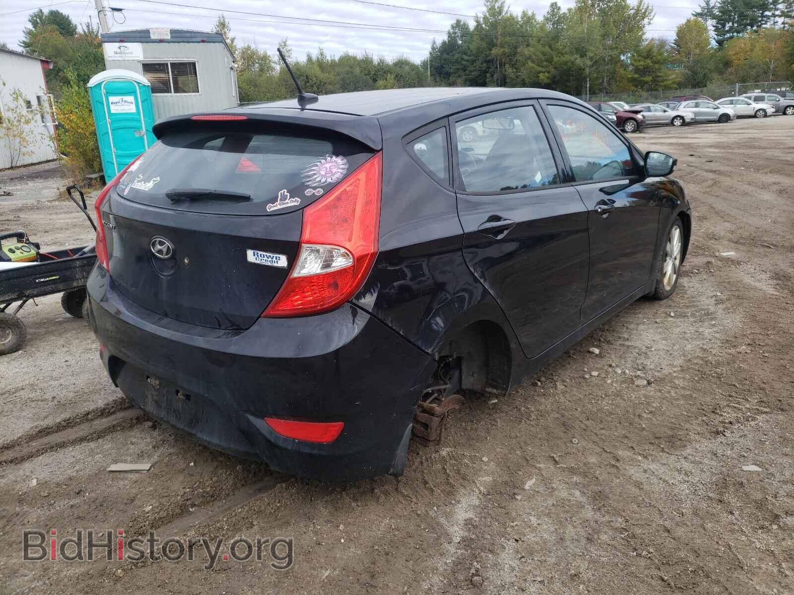 2013 HYUNDAI ACCENT - VIN: KMHCU5AE8DU074639 - Фото 4