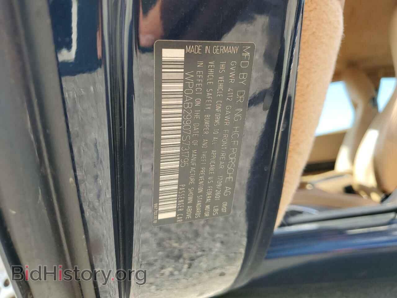 2007 PORSCHE 911 - VIN: WP0AB29907S731795 - Фото 13