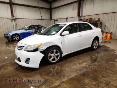 2013 Toyota COROLLA LE, white — VIN 2T1BU4EE8DC918924, Copart