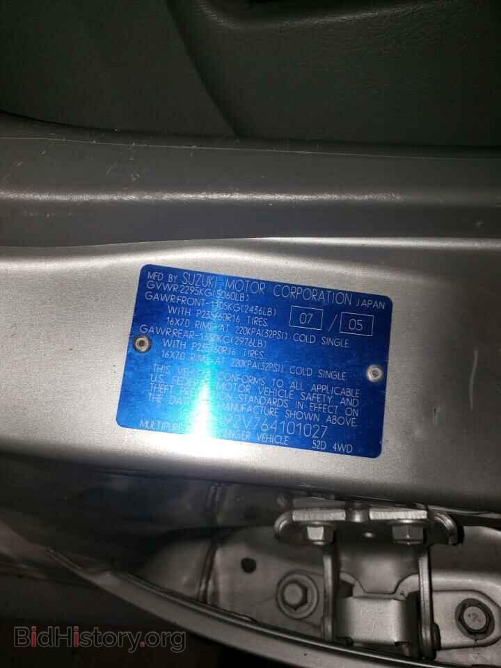 2006 SUZUKI XL7 - VIN: JS3TX92V764101027 - Фото 10