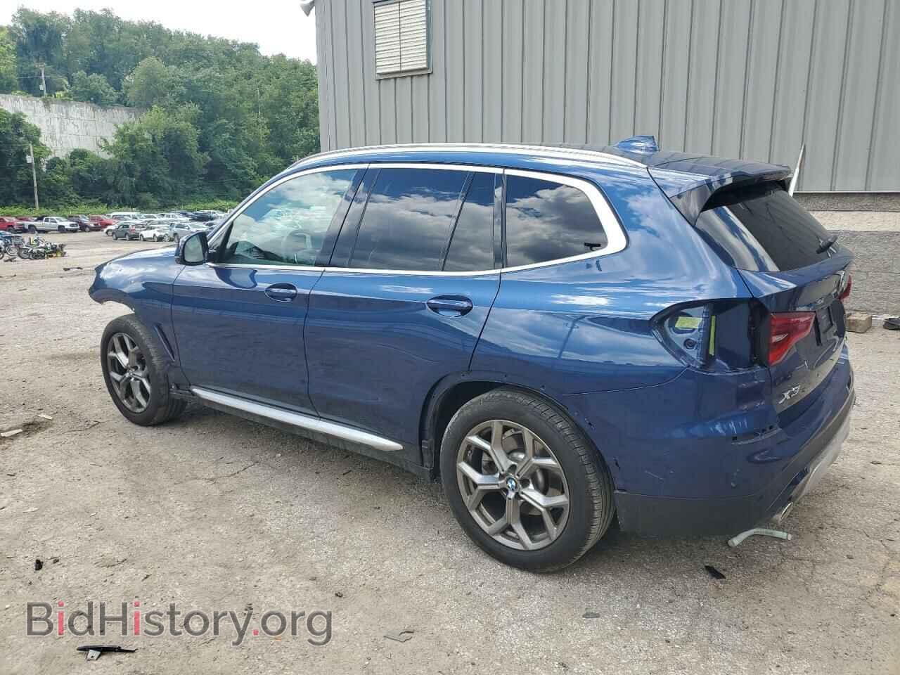 2021 BMW X3 - VIN: 5UXTY5C07M9E45823 - Фото 2
