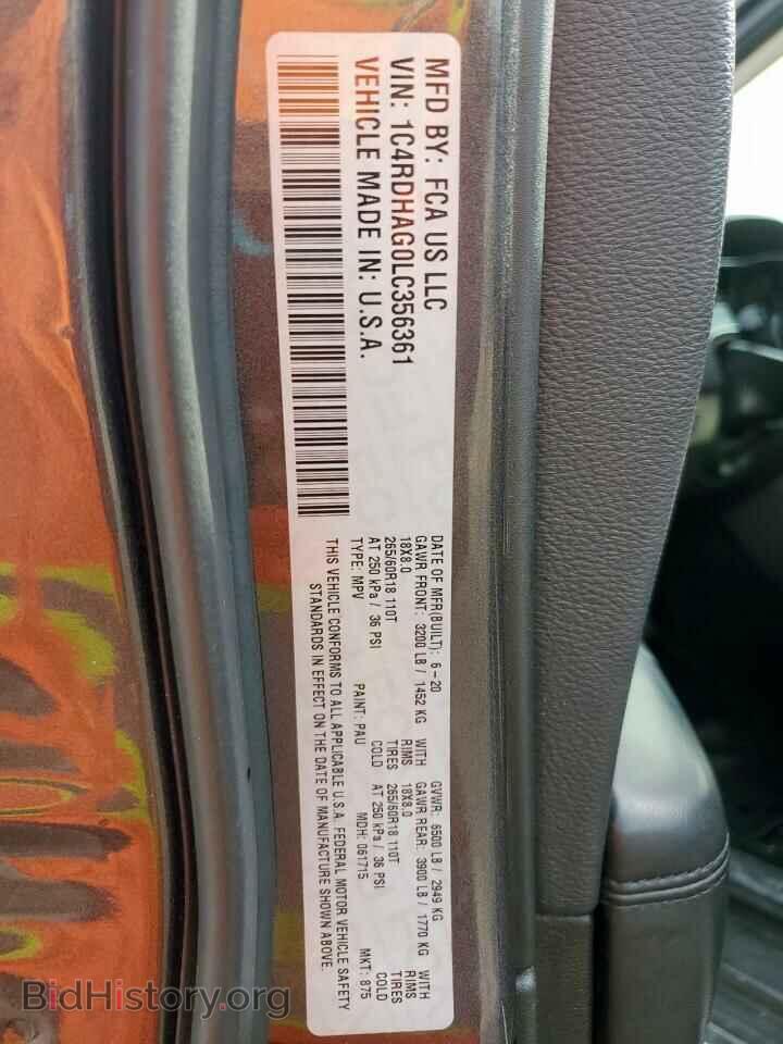 2020 DODGE DURANGO - VIN: 1C4RDHAG0LC356361 - Фото 13