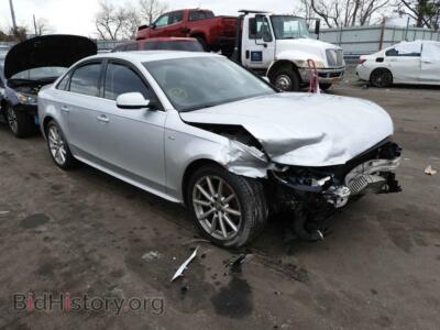 2014 Audi A4 A4 Premium, silver — VIN WAUFFAFL1EA091987, Copart