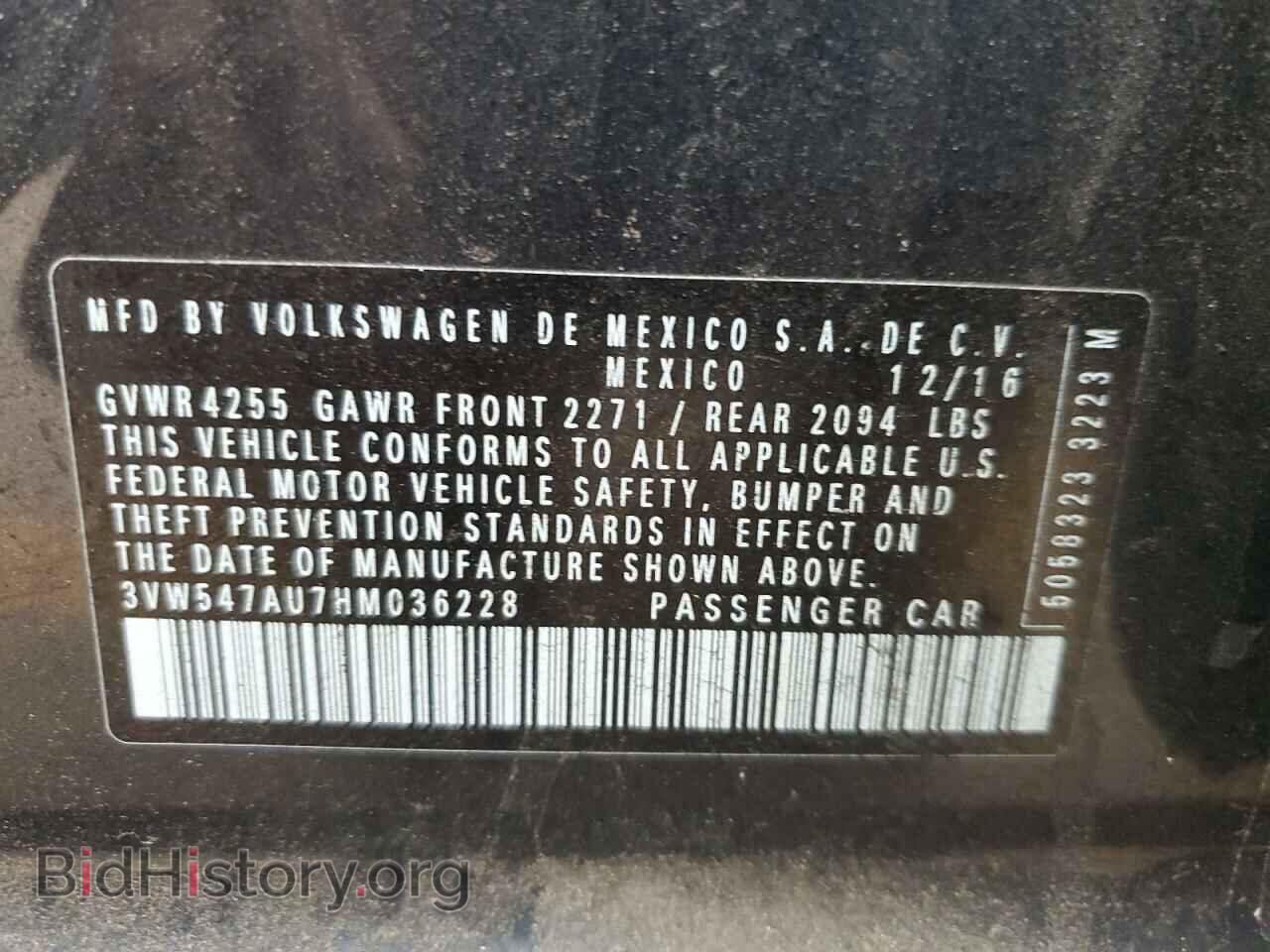 2017 VOLKSWAGEN GTI - VIN: 3VW547AU7HM036228 - Фото 12