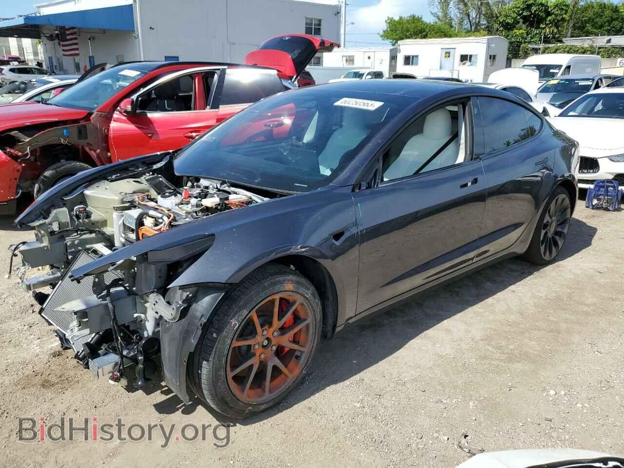 Photo 5YJ3E1EC1NF350737 - TESLA MODEL 3 2022