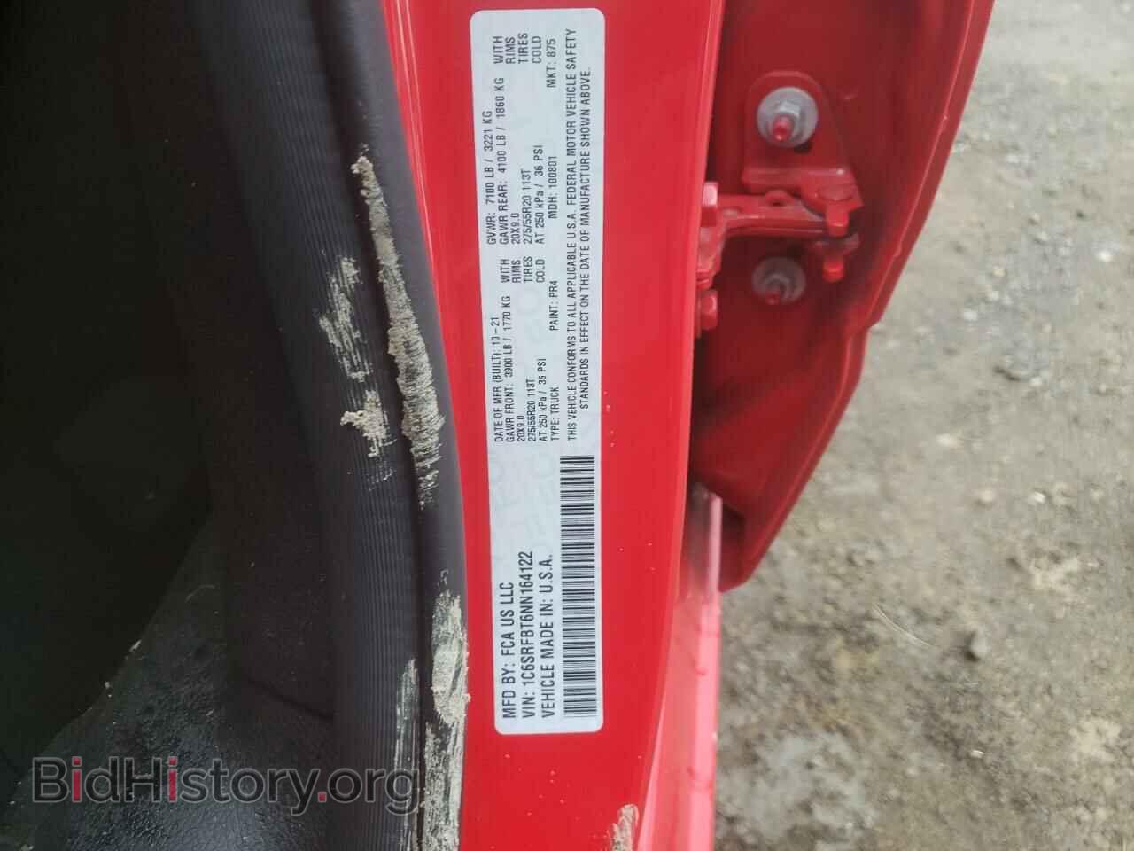 2022 RAM 1500 - VIN: 1C6SRFBT6NN164122 - Фото 10