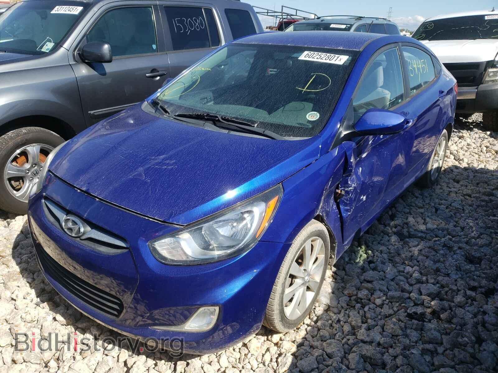 2013 HYUNDAI ACCENT - VIN: KMHCU4AE9DU319460 - Фото 2