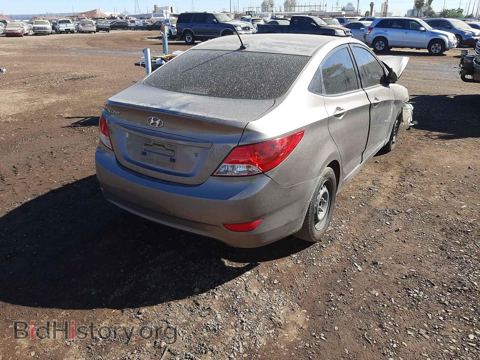 2012 HYUNDAI ACCENT - VIN: KMHCT4AE2CU200876 - Фото 4