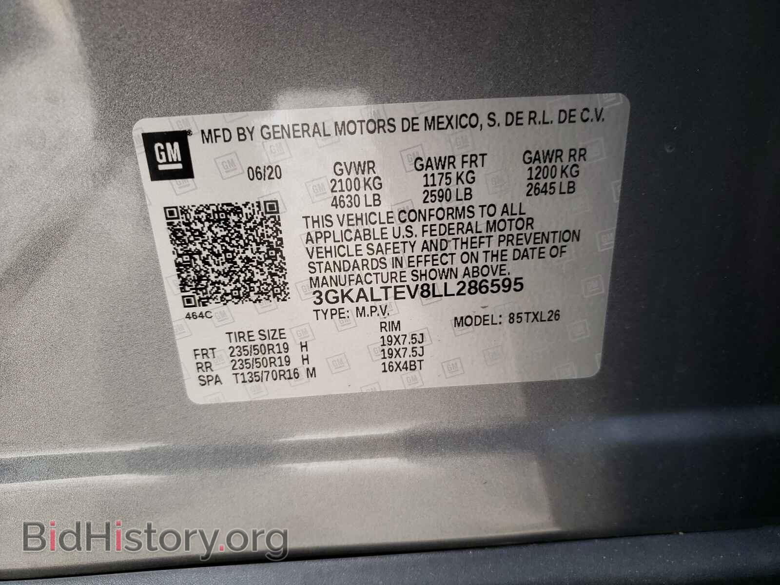 2020 GMC TERRAIN - VIN: 3GKALTEV8LL286595 - Photo 10