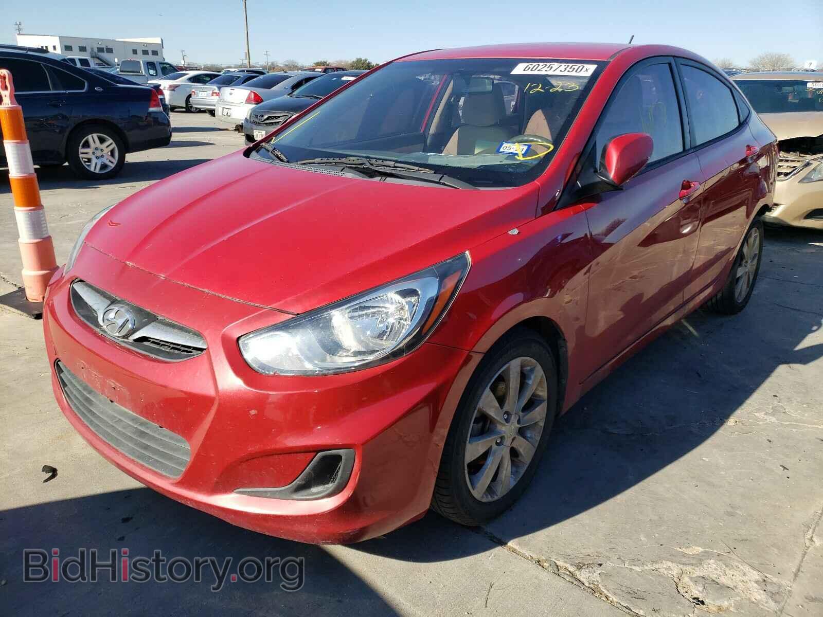 2012 HYUNDAI ACCENT - VIN: KMHCU4AE7CU058683 - Фото 2