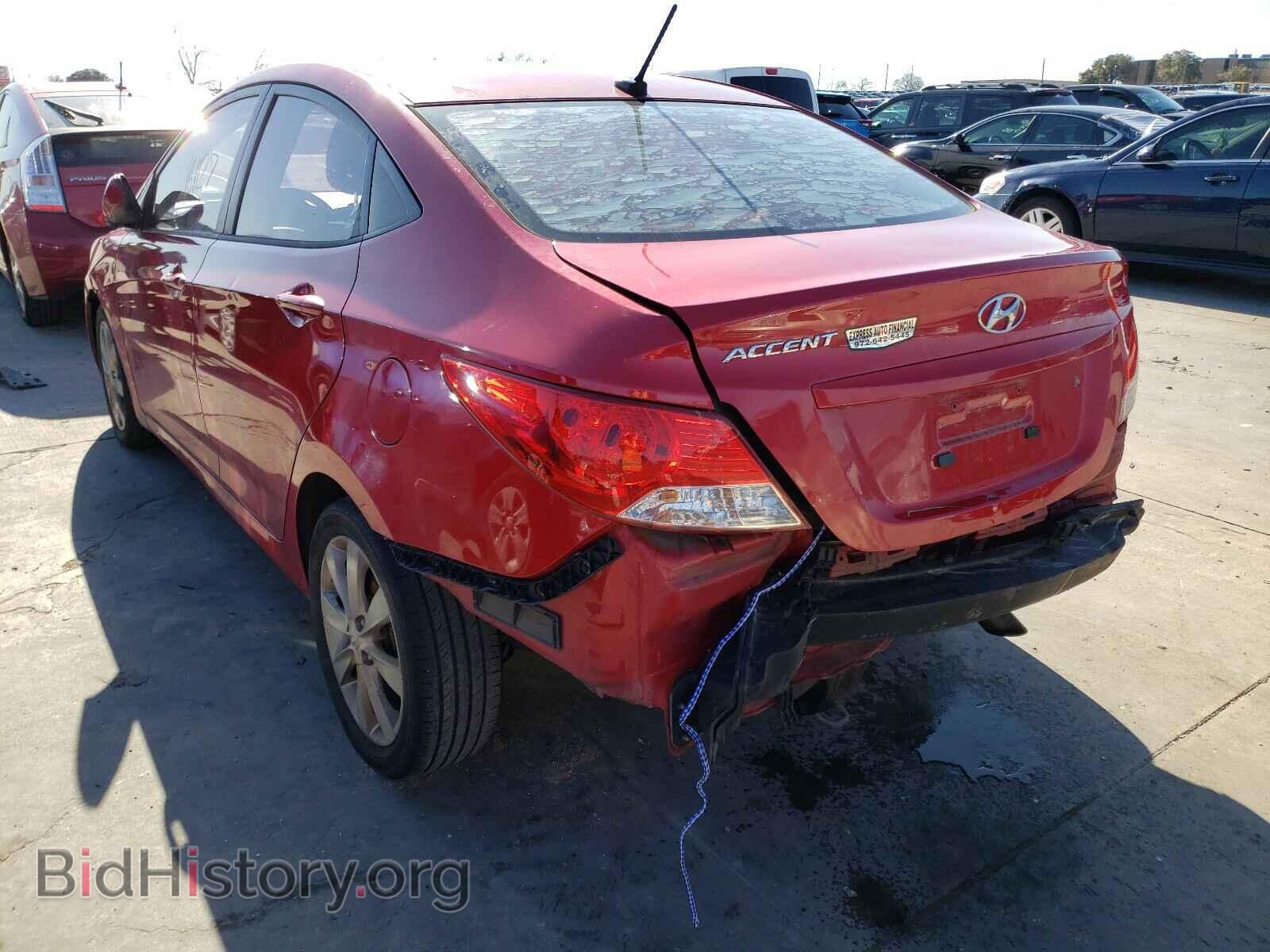 2012 HYUNDAI ACCENT - VIN: KMHCU4AE7CU058683 - Фото 3