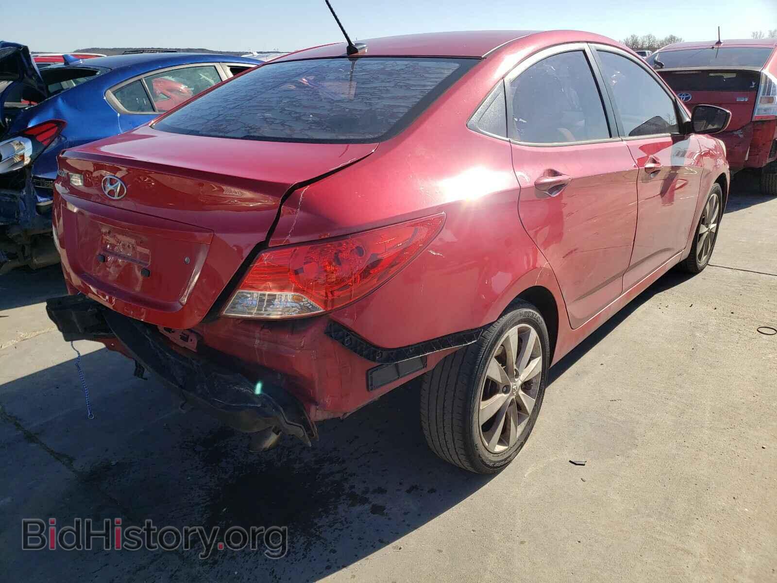 2012 HYUNDAI ACCENT - VIN: KMHCU4AE7CU058683 - Фото 4
