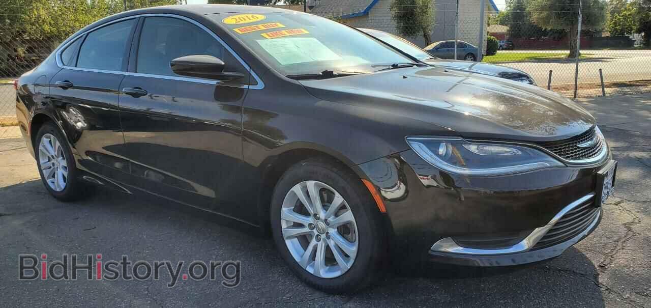 Фотография 1C3CCCAG7GN150593 - CHRYSLER 200 2016
