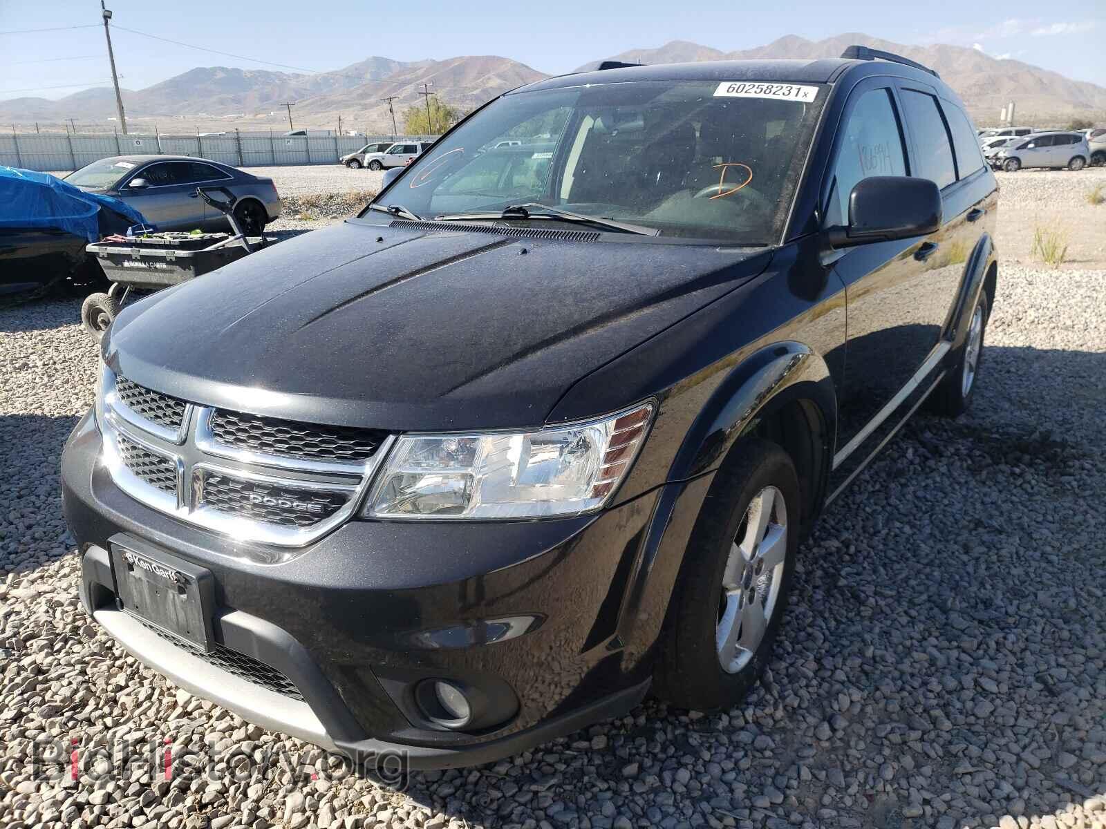 2012 DODGE JOURNEY - VIN: 3C4PDDBG7CT138372 - Фото 2