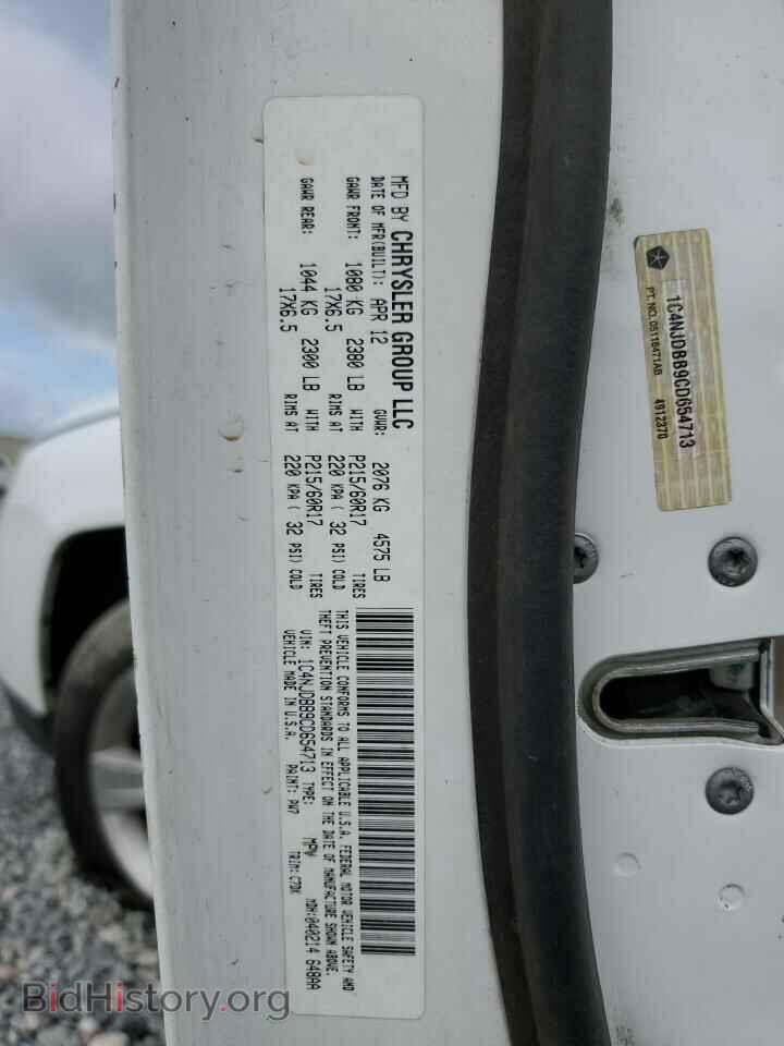 2012 JEEP COMPASS - VIN: 1C4NJDBB9CD654713 - Фото 13