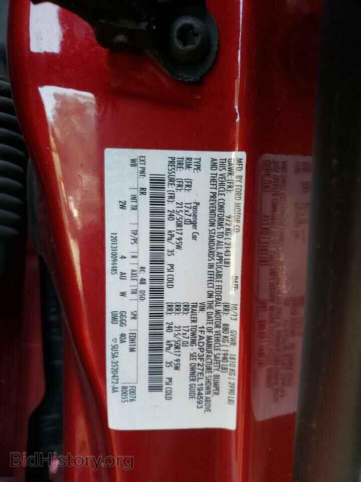 2014 FORD FOCUS - VIN: 1FADP3F27EL194593 - Photo 10