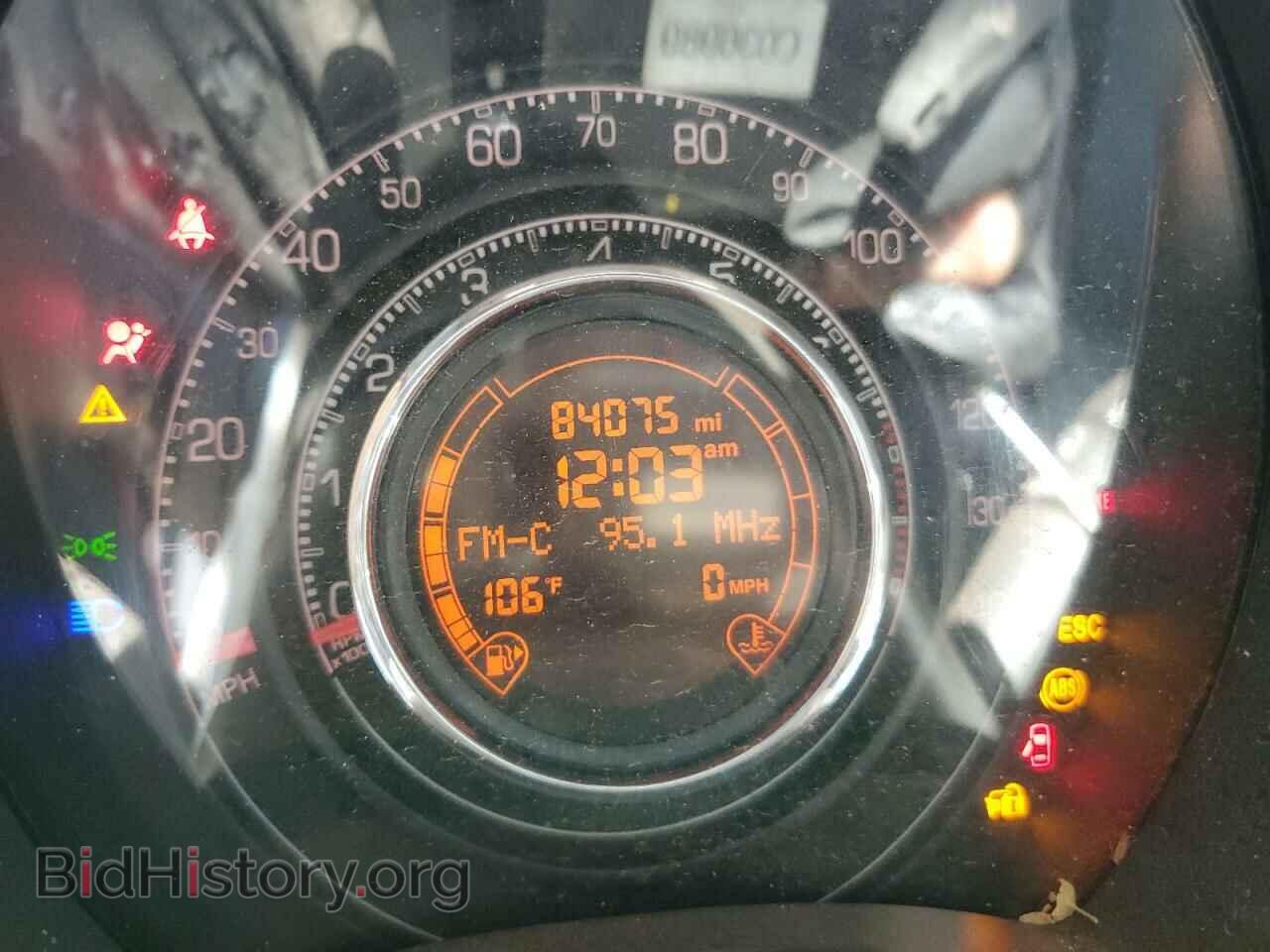 2012 FIAT 500 - VIN: 3C3CFFBR3CT208802 - Фото 9
