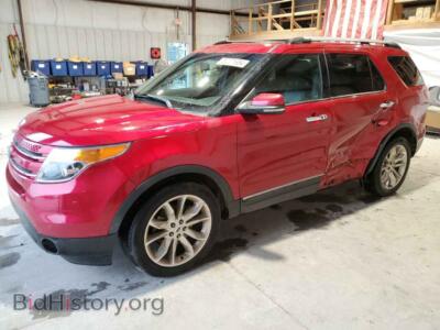 2012 Ford EXPLORER Limited, red — VIN 1FMHK8F80CGA66743, Copart