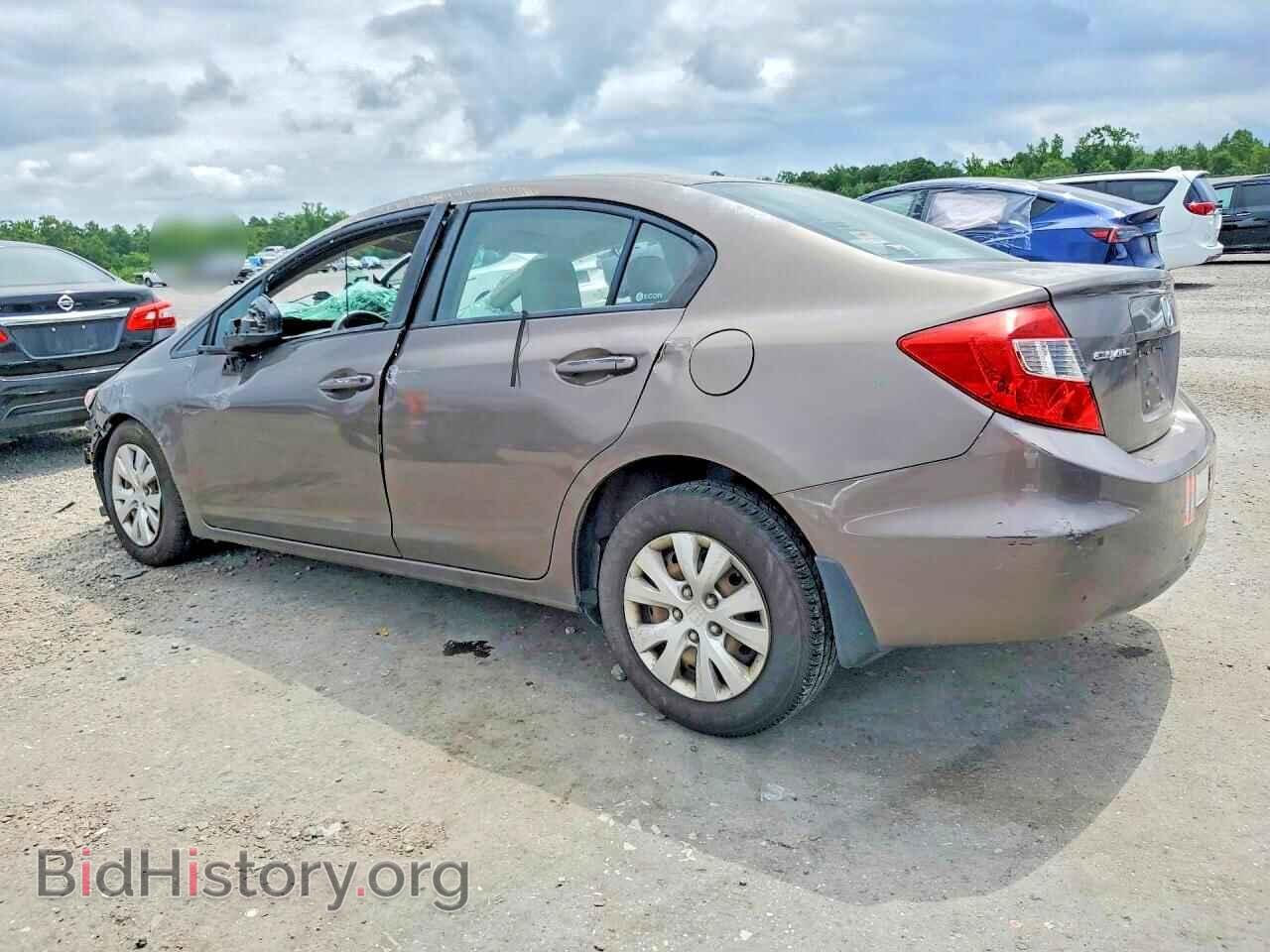 2012 HONDA CIVIC - VIN: 2HGFB2F50CH526598 - Фото 2