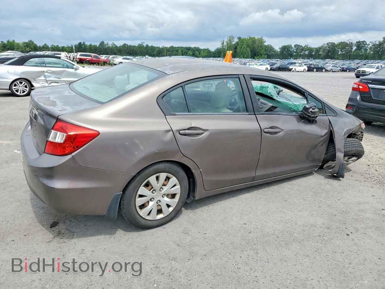 2012 HONDA CIVIC - VIN: 2HGFB2F50CH526598 - Фото 3