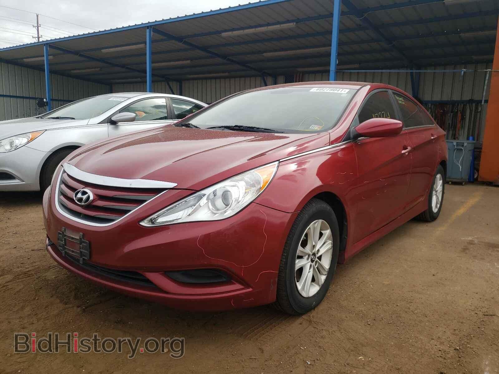 2014 HYUNDAI SONATA - VIN: 5NPEB4AC0EH890302 - Фото 2