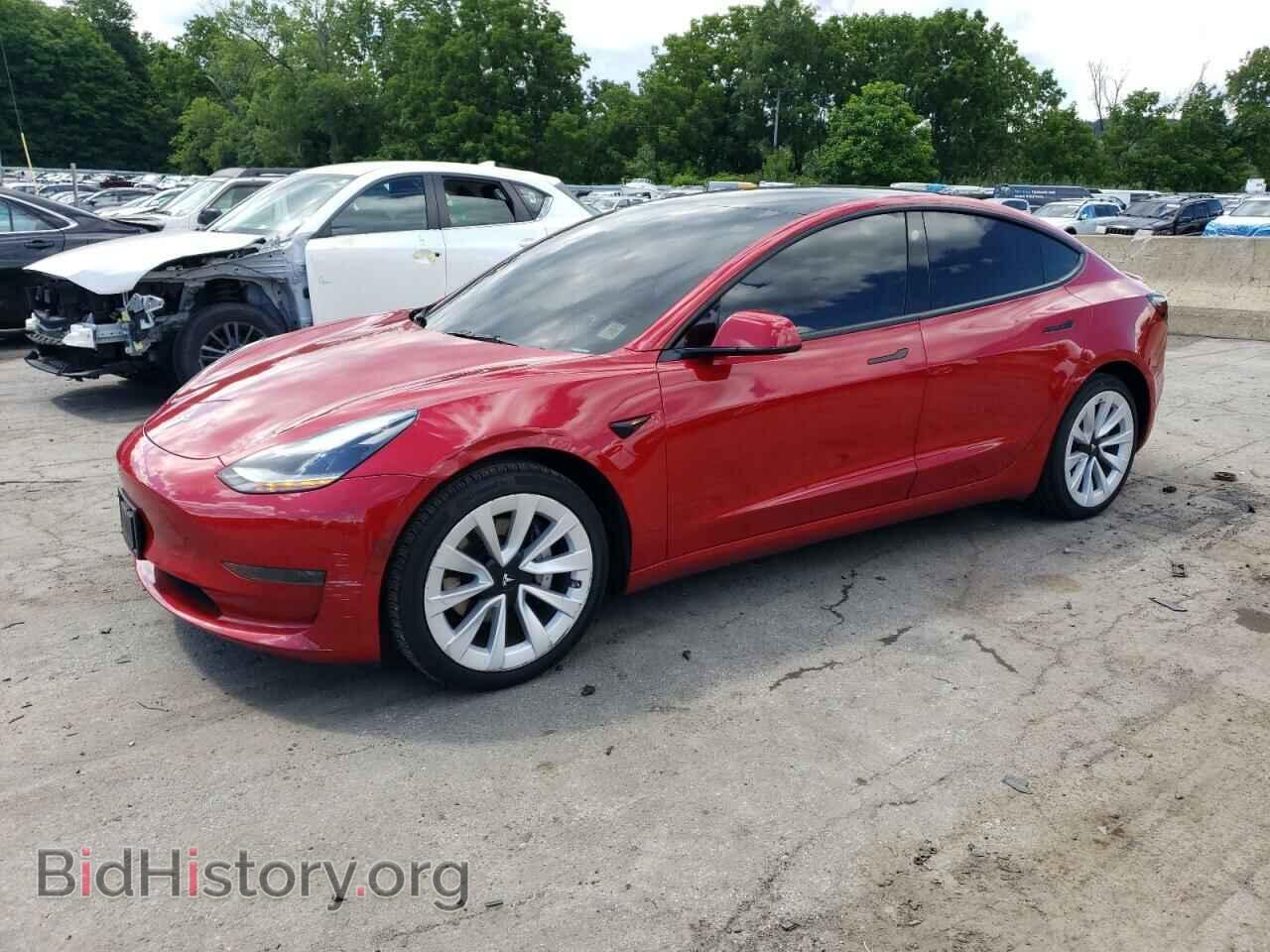 Photo 5YJ3E1EA0MF089971 - TESLA MODEL 3 2021