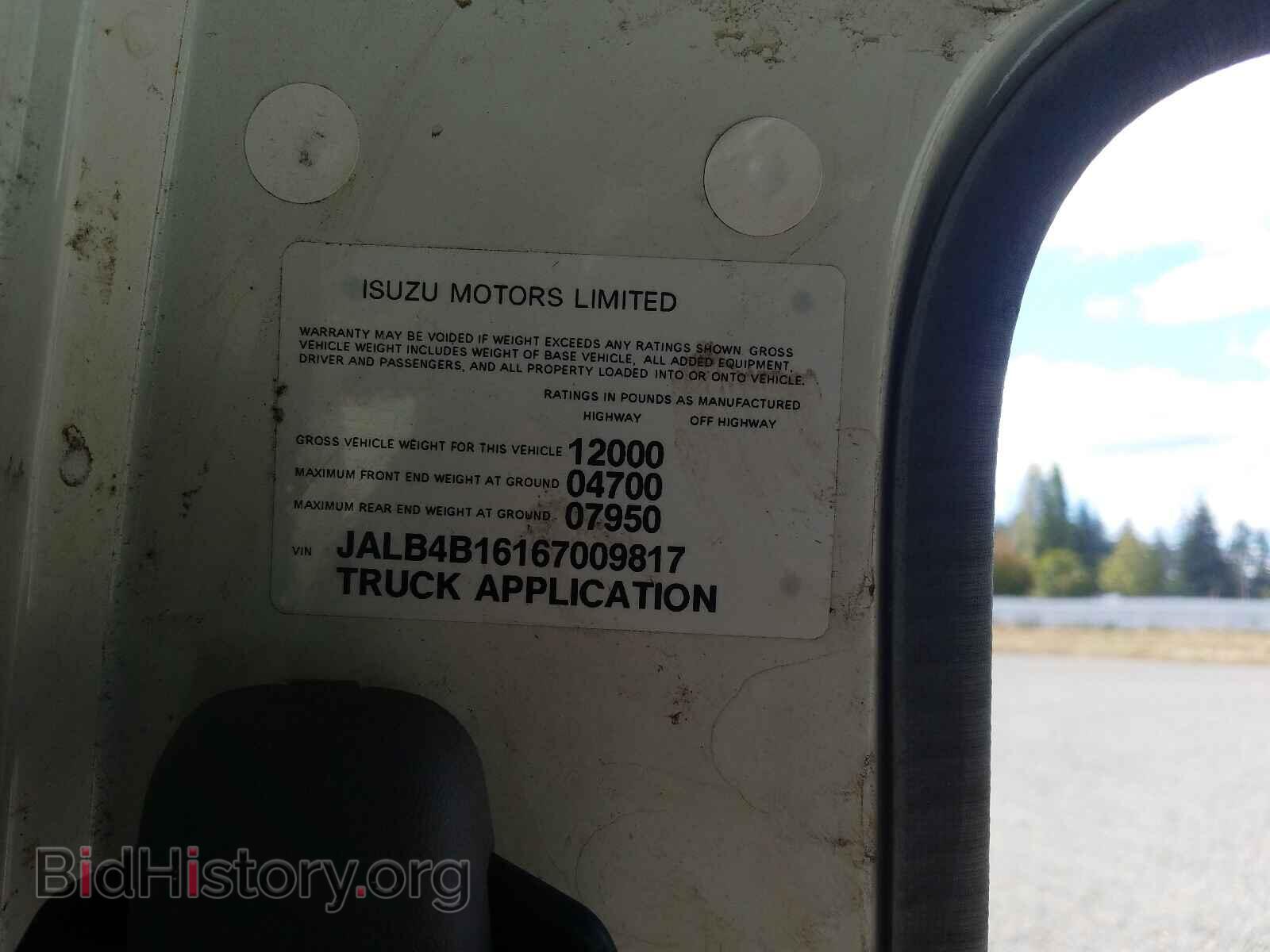 2006 ISUZU NPR - VIN: JALB4B16167009817 - Фото 10