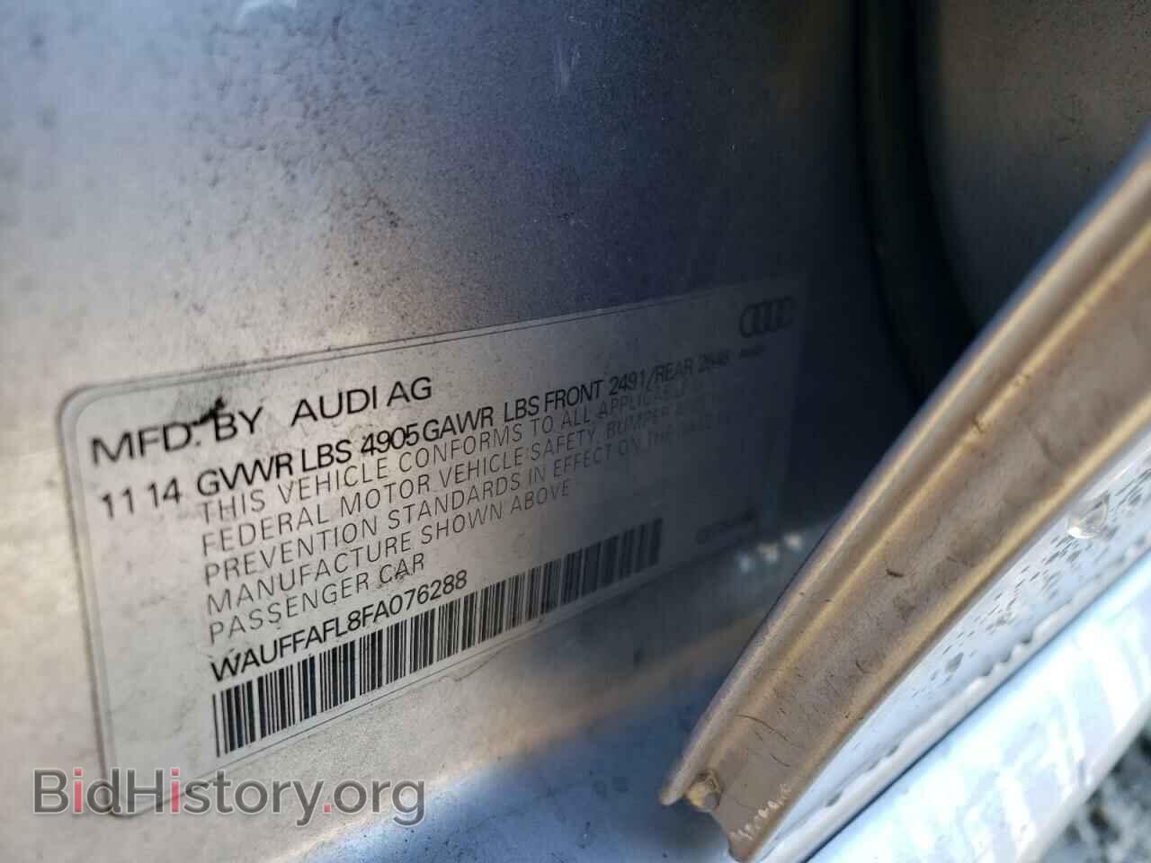 2015 AUDI A4 - VIN: WAUFFAFL8FA076288 - Фото 10
