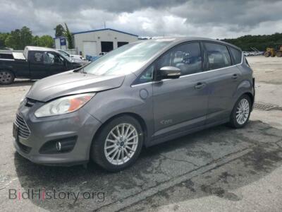 2013 Ford CMAX Premium, серый — VIN 1FADP5CU8DL557273, Copart