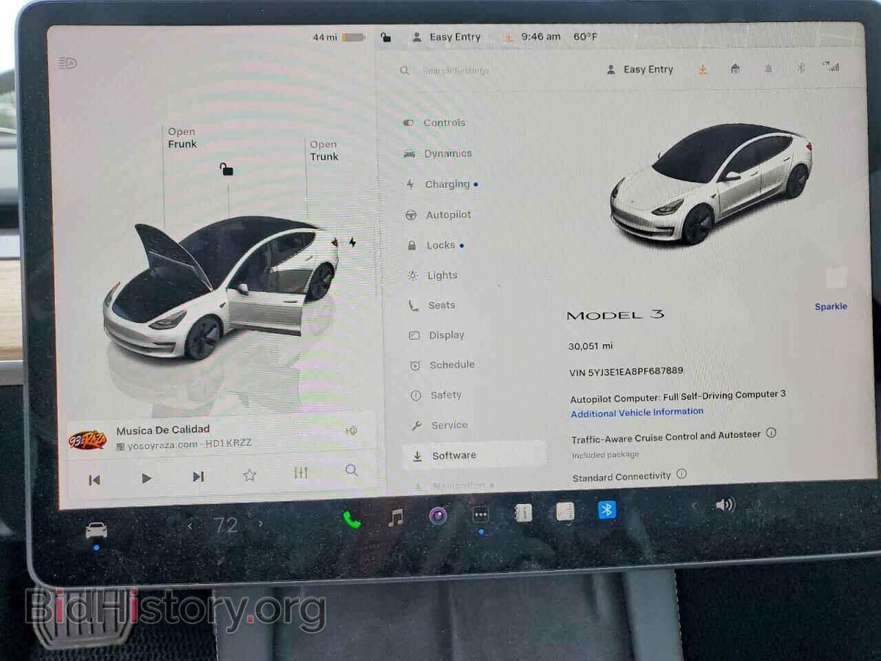2023 TESLA MODEL 3 - VIN: 5YJ3E1EA8PF687889 - Фото 9