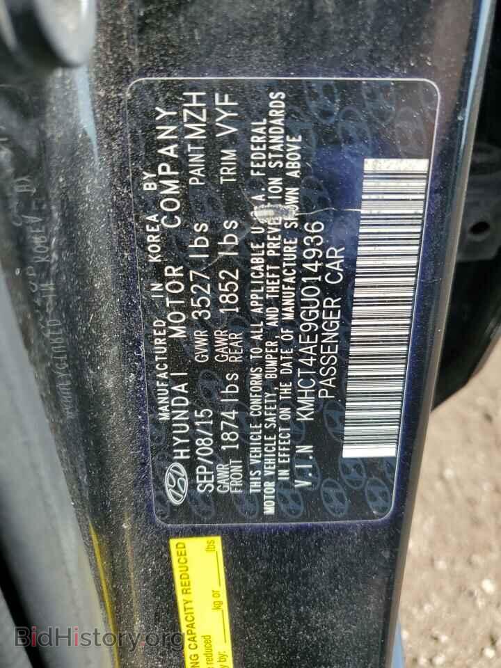 2016 HYUNDAI ACCENT - VIN: KMHCT4AE9GU014936 - Фото 12