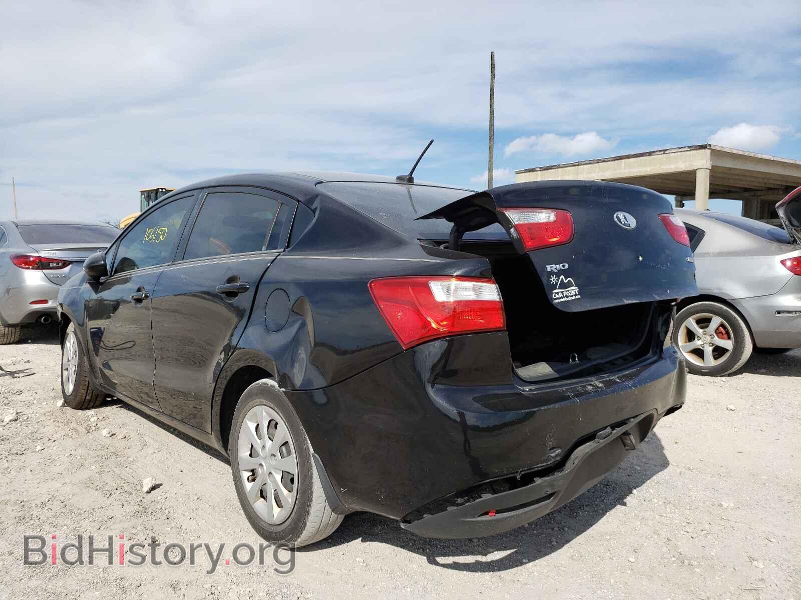 2013 KIA RIO - VIN: KNADM4A35D6285624 - Фото 3