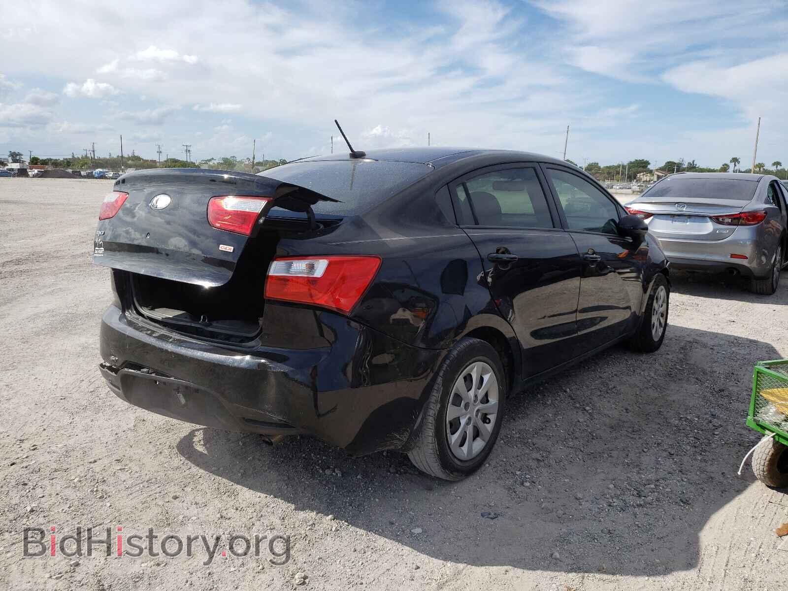 2013 KIA RIO - VIN: KNADM4A35D6285624 - Фото 4