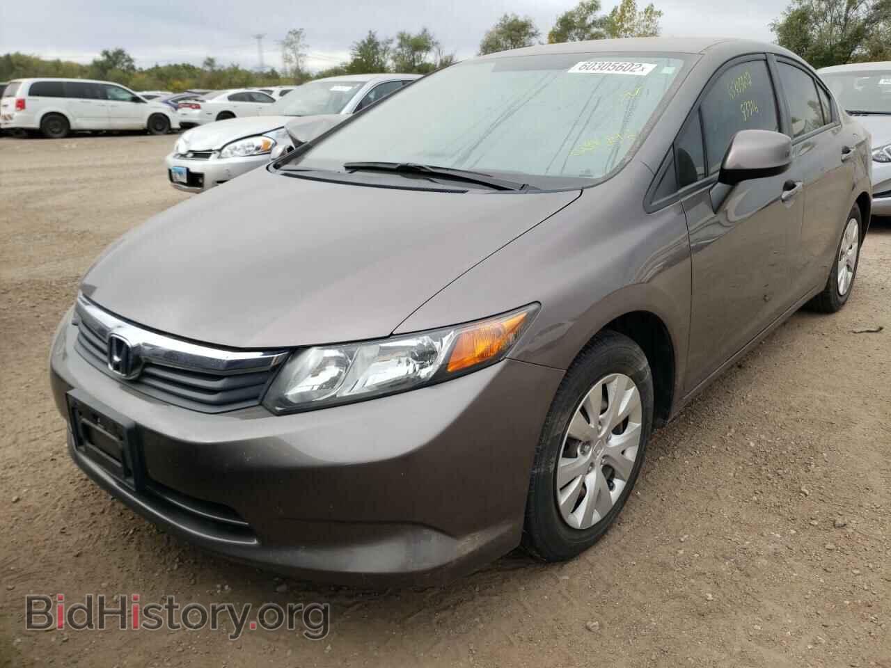2012 HONDA CIVIC - VIN: 19XFB2F53CE009242 - Фото 2