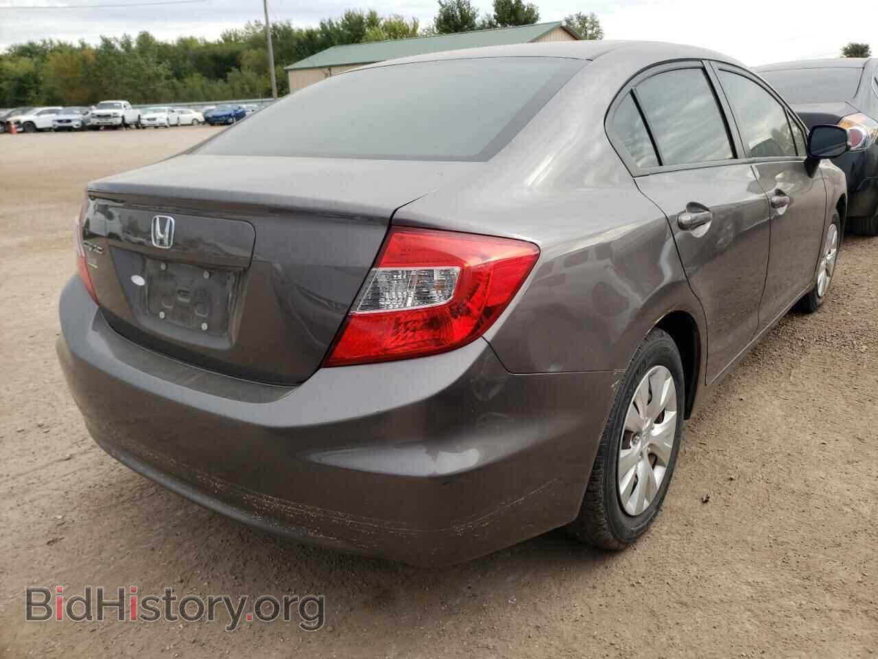 2012 HONDA CIVIC - VIN: 19XFB2F53CE009242 - Фото 4