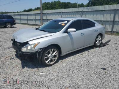 2012 Nissan MAXIMA S, silver — VIN 1N4AA5AP1CC852490, Copart
