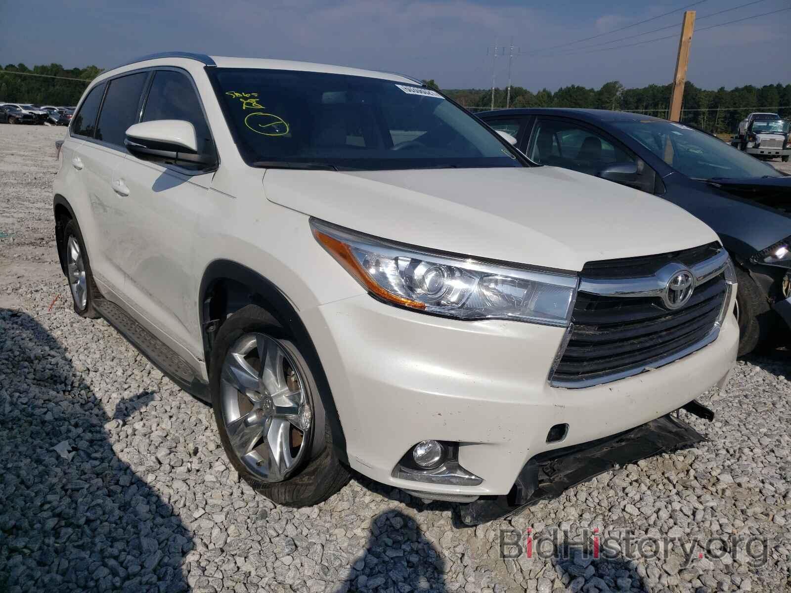 Photo 5TDYKRFH9FS111358 - TOYOTA HIGHLANDER 2015