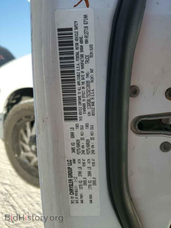 2012 DODGE RAM 1500 - VIN: 1C6RD6LT5CS212039 - Фото 10