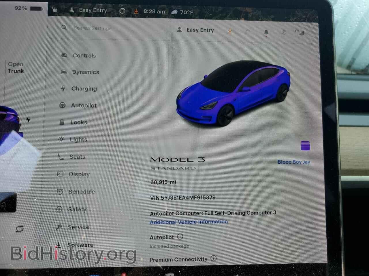 2021 TESLA MODEL 3 - VIN: 5YJ3E1EA4MF915379 - Photo 9
