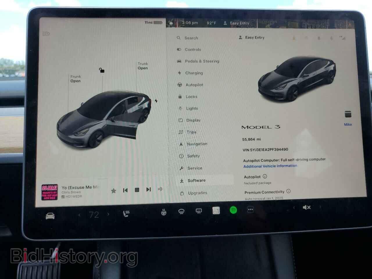 2023 TESLA MODEL 3 - VIN: 5YJ3E1EA2PF394490 - Photo 9