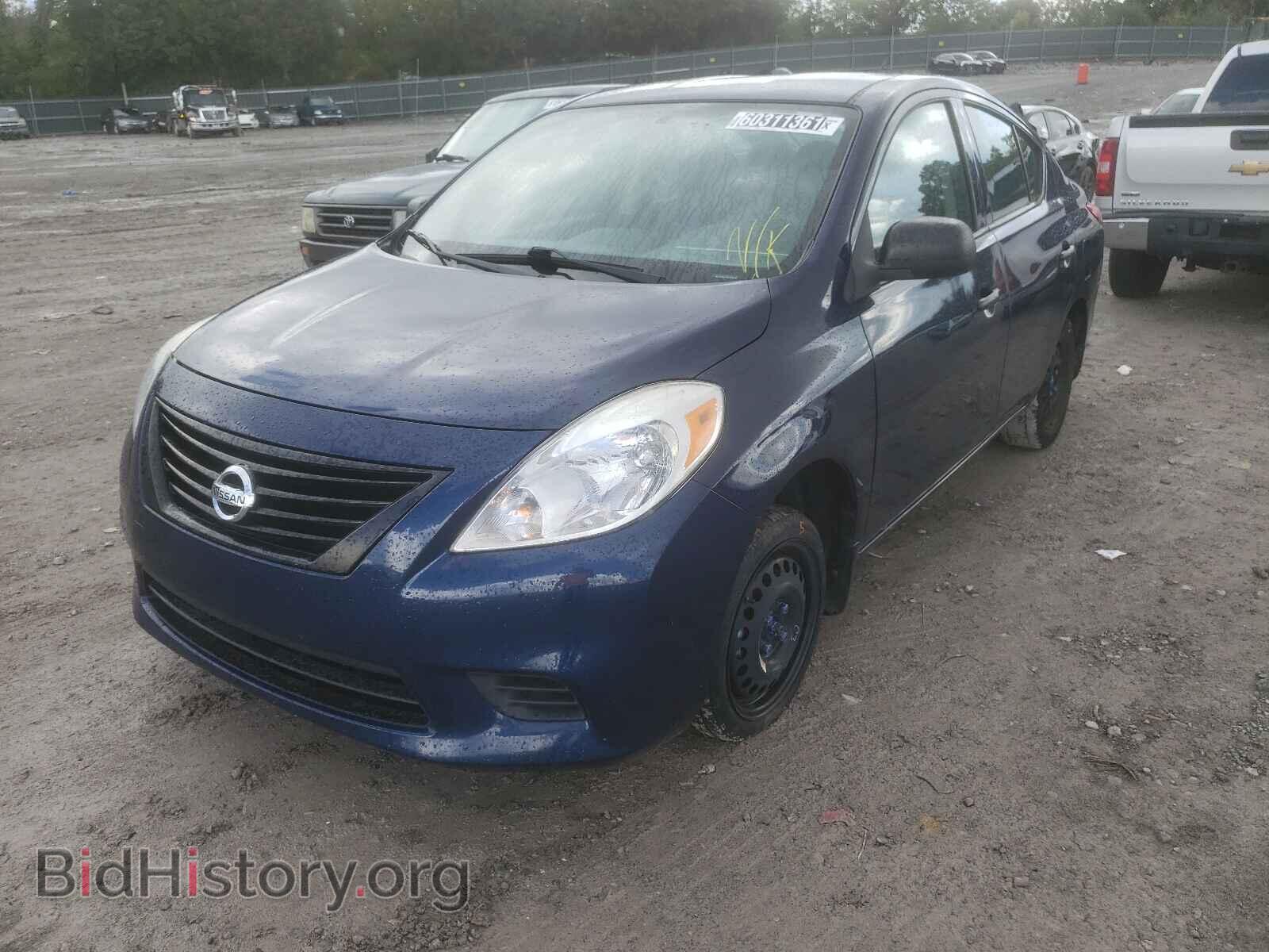 2014 NISSAN VERSA - VIN: 3N1CN7AP1EL820815 - Фото 2